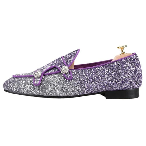 Men Dress Loafers - Buckles Monk Strap Formal Dress Shoes