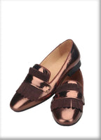 Men Kiltie Dress Loafers - Slip-On Formal Dress Shoes