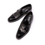 men loafers - patent leather, leather, rubber