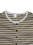 Men Long Sleeves Regular Fit Henley T-Shirt – Stretchable, White