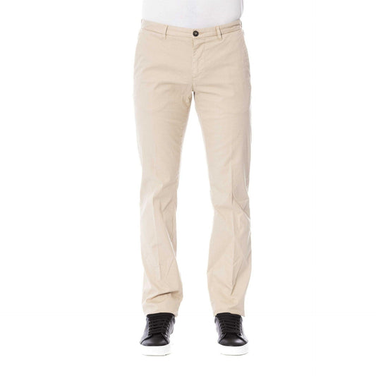 Men-Pants-Trousers-Brand-Trussardi-Clothing-Brown-GUOCALI