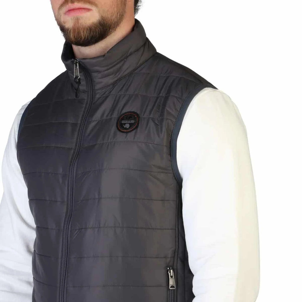Men Puffer Vest - Insulated - Classic Gray -Guocali