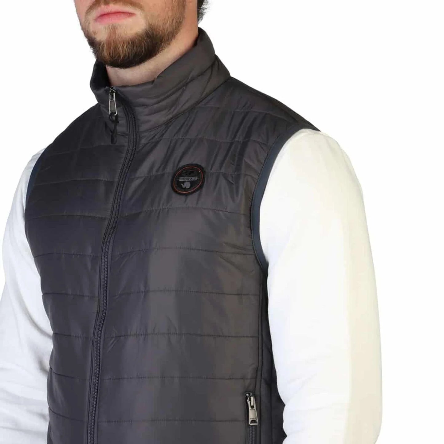 Men Puffer Vest - Insulated - Classic Gray -Guocali