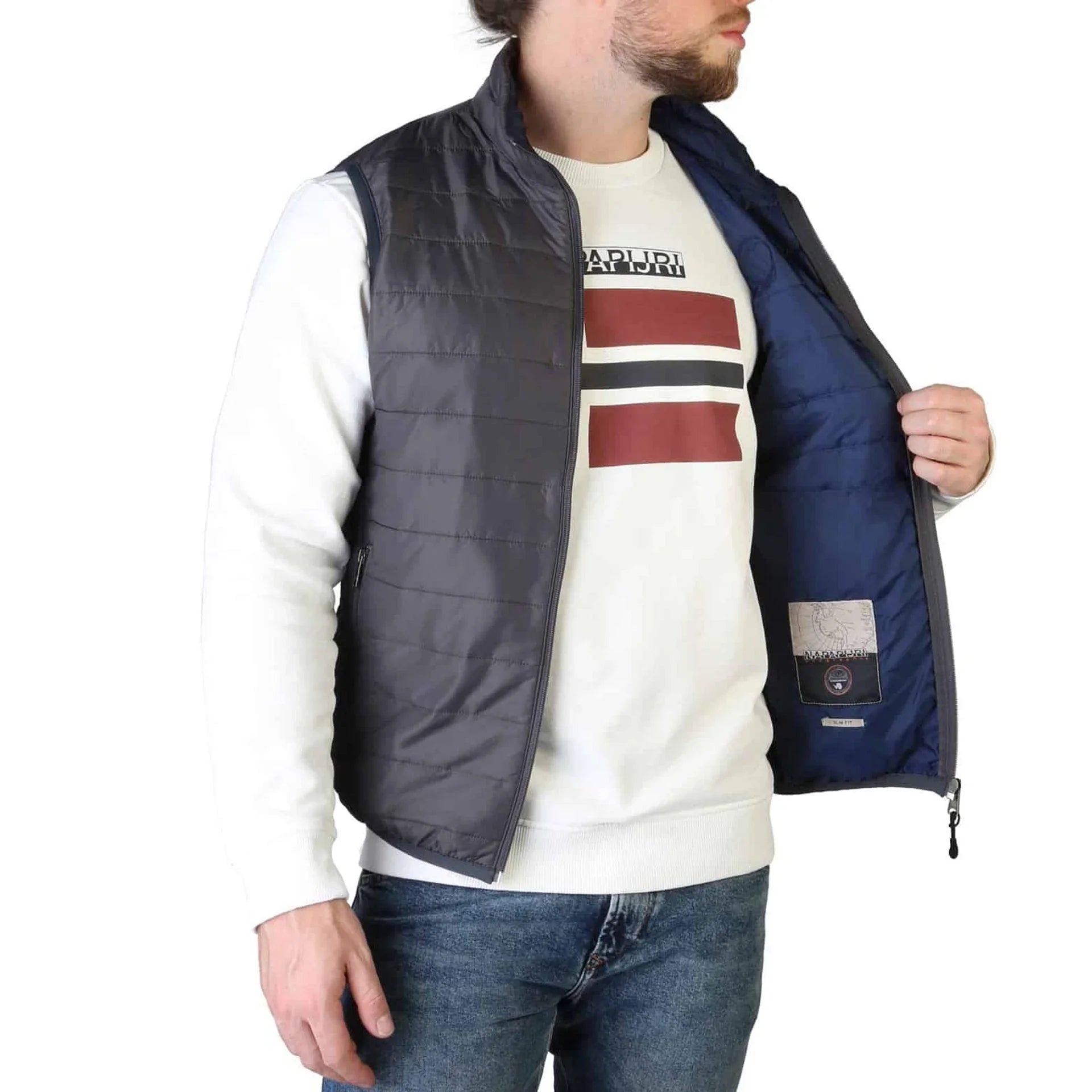 Men Puffer Vest - Insulated - Classic Gray -Guocali