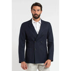 Men's Blazer - Breathable Suit Jacket - Navy
