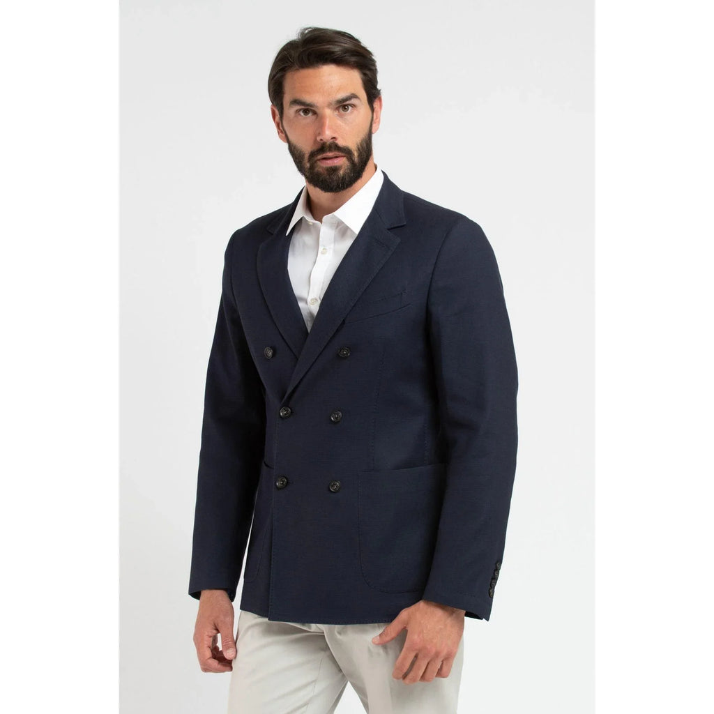 Men's Blazer - Breathable Suit Jacket - Navy