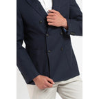 Men's Blazer - Breathable Suit Jacket - Navy