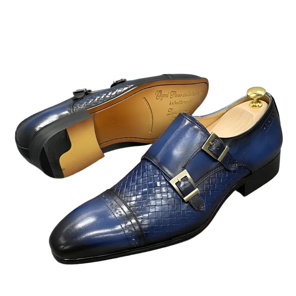 Men's Formal Dress Shoes - Monk Strap Shoes