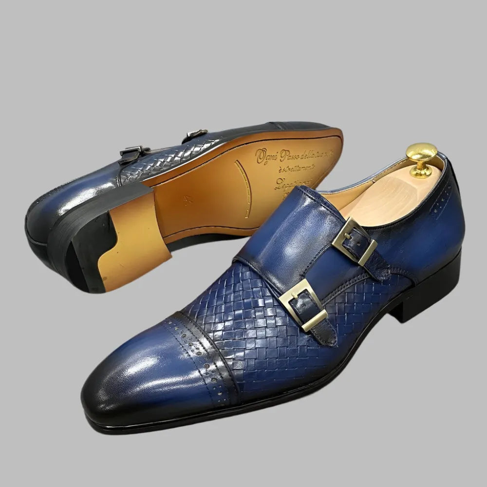 Men's Formal Dress Shoes - Monk Strap Shoes