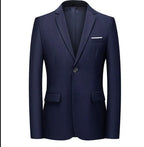 Men's Suit Jacket - Lightweight Blazer - Navy, Blue