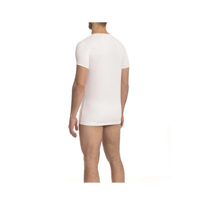 Men’s Underwear T-Shirt – Breathable - White -Guocali