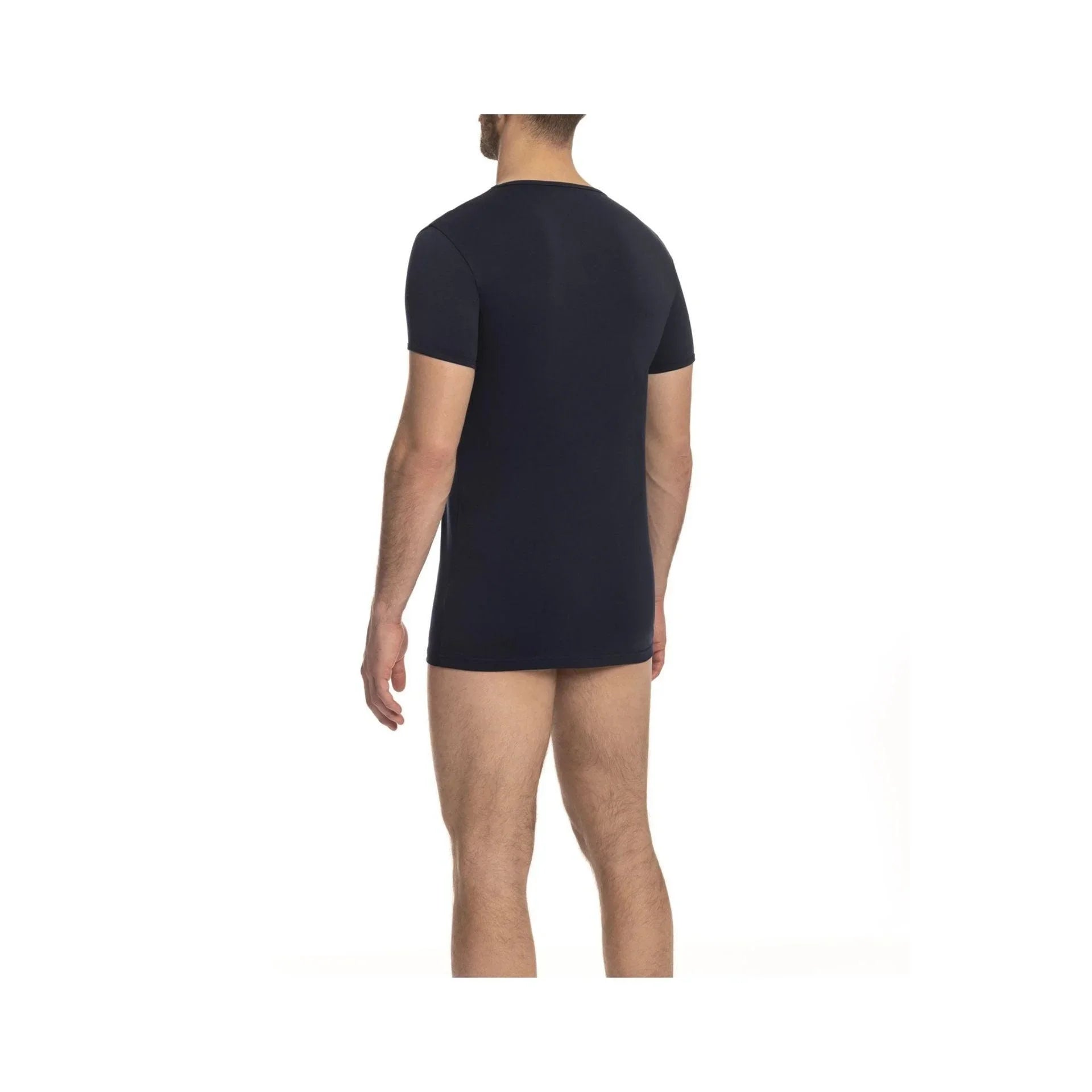 Men’s Underwear T-Shirt – Lightweight - Navy -Guocali