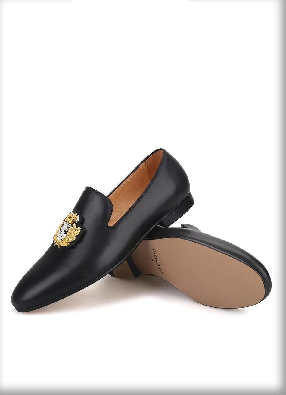 Men Slipper Dress Loafers - Slip-On Flat Shoes