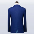 Elegant Men’s Suit - Solid Single-Breasted