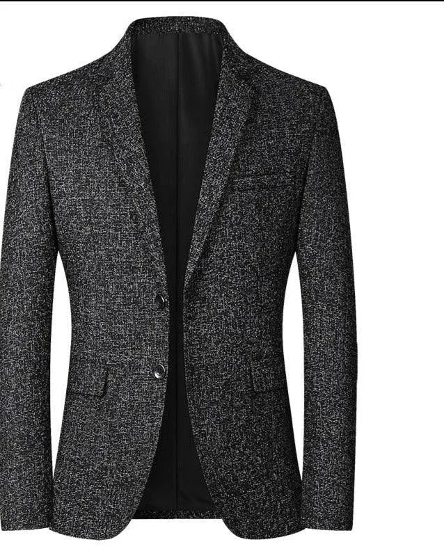 Men Suit Jacket - Lightweight Blazer, Gray