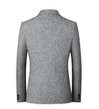 Men Suit Jacket - Lightweight Blazer, Gray