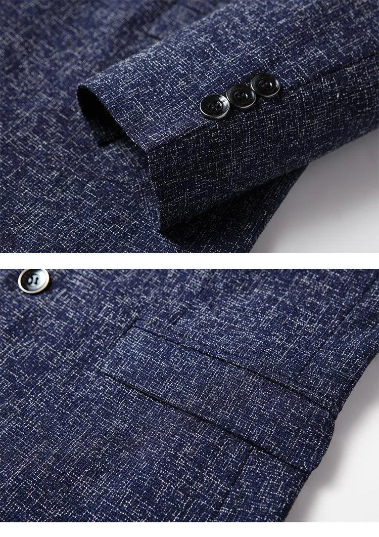 Men Suit Jacket - Lightweight Blazer, Gray