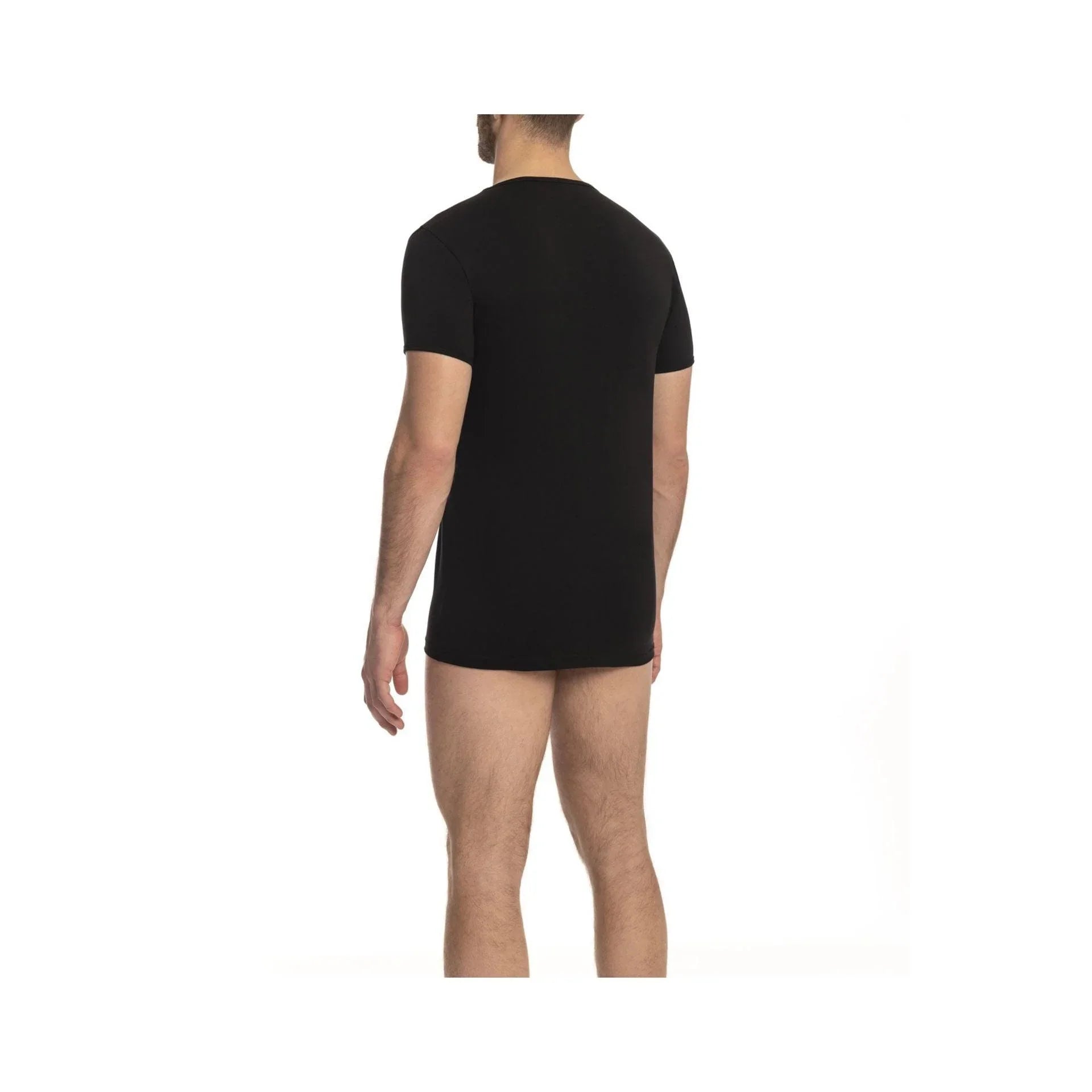 Men Underwear T-Shirt – Breathable - Black -Guocali