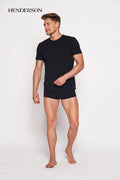Men Underwear T-Shirt – Stretchable - Black -Guocali