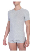 Men Underwear T-Shirts - Stretchable - Short-Sleeves Gray -Guocali
