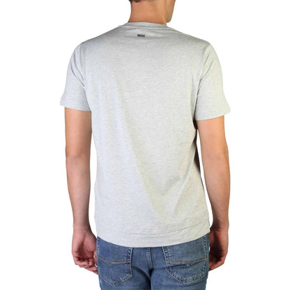 Men V-Neck Short-Sleeves T-Shirt – Breathable - Gray -Guocali