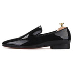 Men Venetian Dress Loafers - Slip-On Flat Formal Dress Shoes