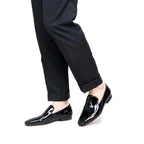 Men Venetian Dress Loafers - Slip-On Flat Formal Dress Shoes