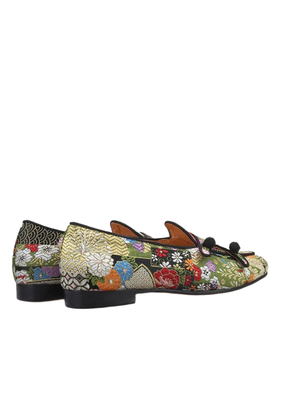 Men's Embroidered Slipper Monk Strap Dress Loafers – Monk Strap Shoes | GUOCALI – view 5