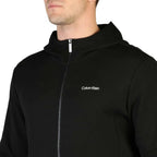 Men's hoodie Calvin Klein Full-Zip Minimalist Black – view 3