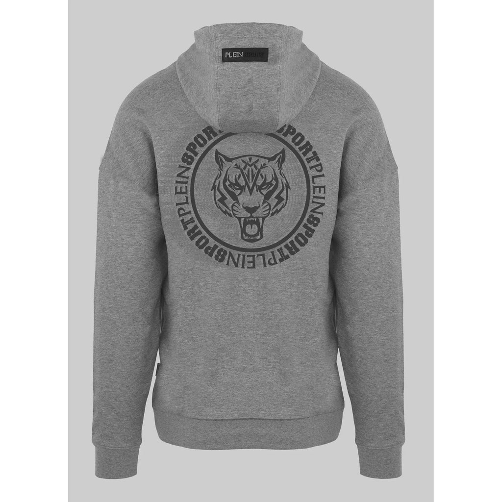 Men's hoodie Plein Sport Pullover Kangaroo Pocket Grey – view 2