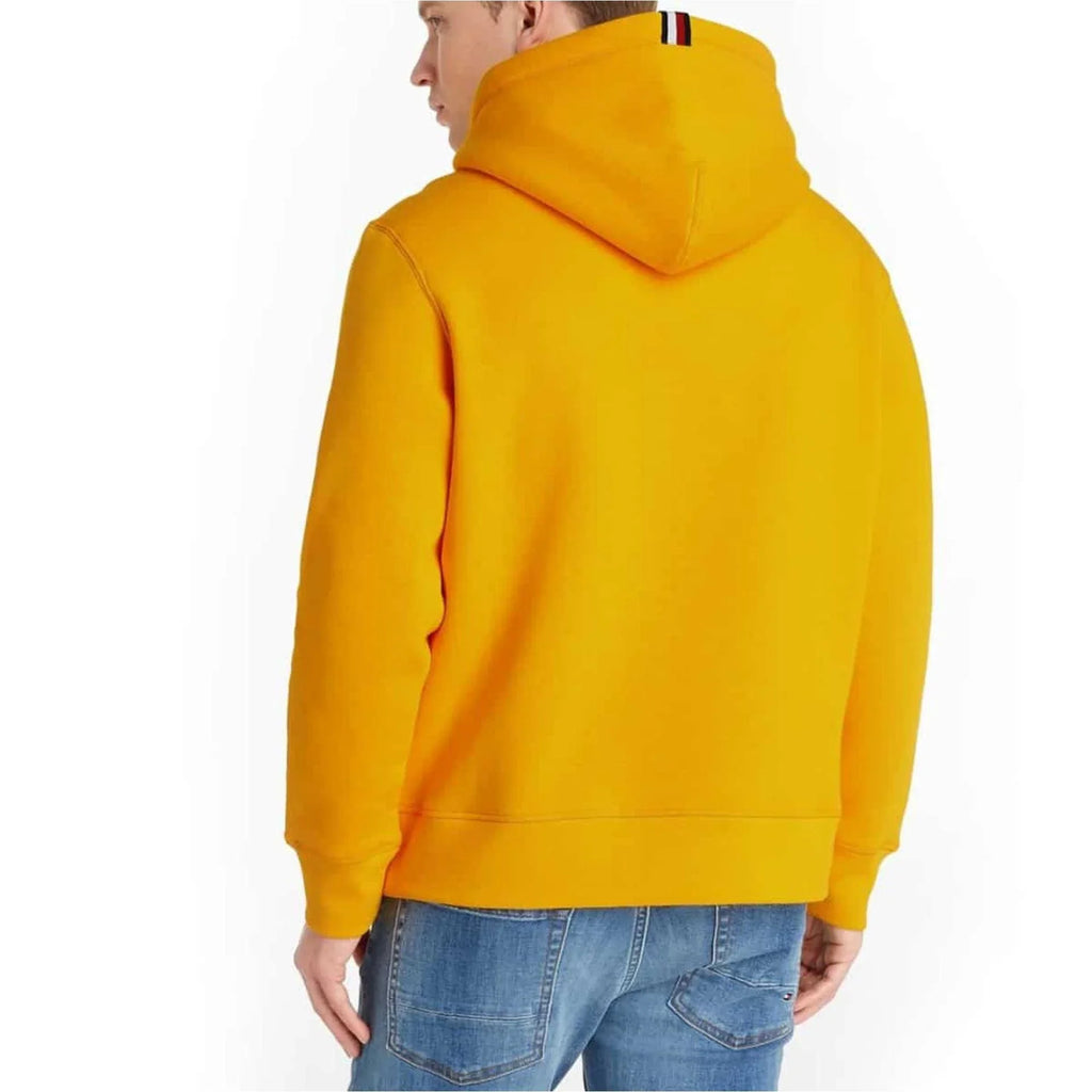 Men's hoodie Tommy Hilfiger Logo Kangaroo Pocket Yellow – view 2