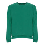 Men's sweatshirt Husky Solid Crew Neck Green – main view
