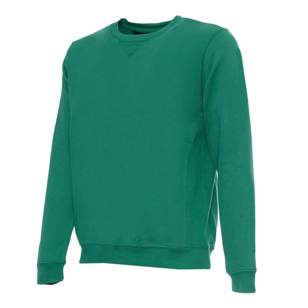 Men's sweatshirt Husky Solid Crew Neck Green – view 3