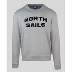 Men's sweatshirt North Sails Logo Crew Neck Grey Melange – main view