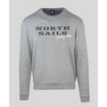 Men's sweatshirt North Sails Round Neck Ribbed Grey Melange – main view