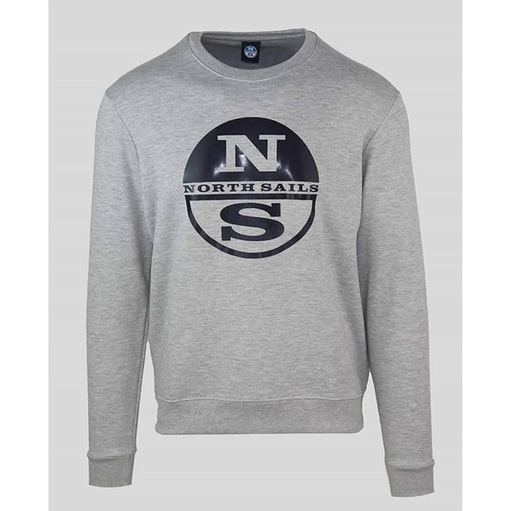 Men's sweatshirt North Sails Set-In Sleeve Logo Grey – main view