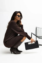 Minimalist Straight Knee-Length Day Dress - Shift