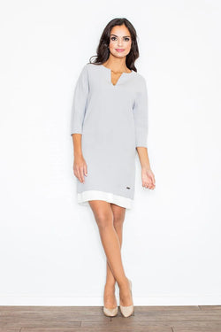 Minimalist V-Neck Day Dress