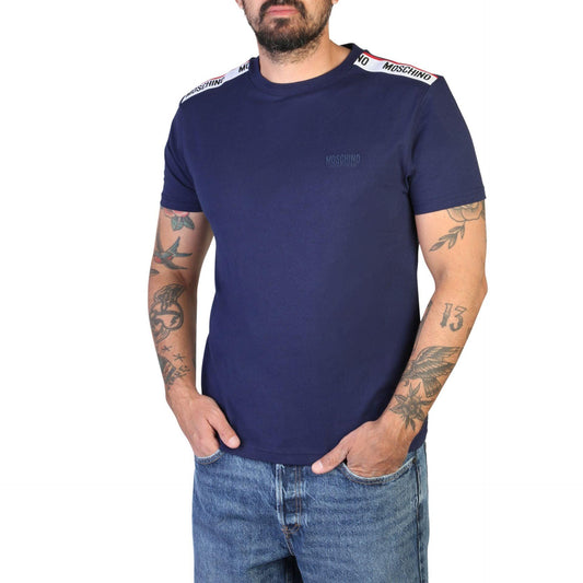 Moschino Men T-shirts - Navy Blue Brand T-shirts - T-Shirt - Guocali