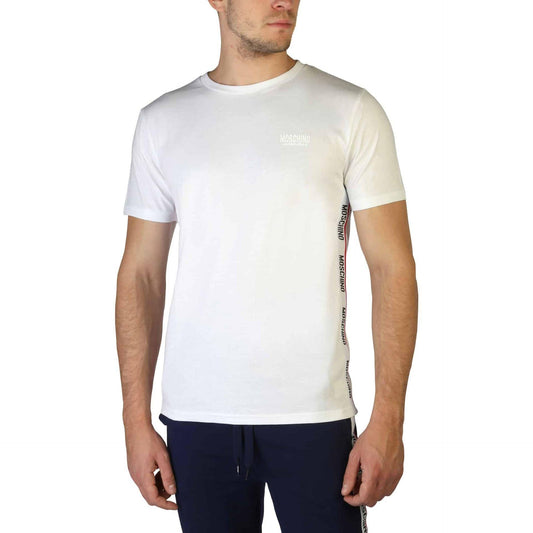 Moschino Men T-shirts - White Brand T-shirts - T-Shirt - Guocali