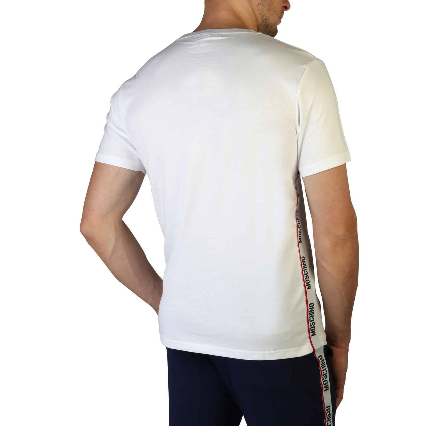 Moschino Men T-shirts - White Brand T-shirts - T-Shirt - Guocali