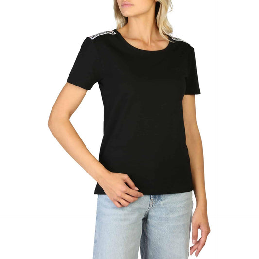Moschino Women T-Shirts - Black Brand T-shirts - T-Shirt - Guocali