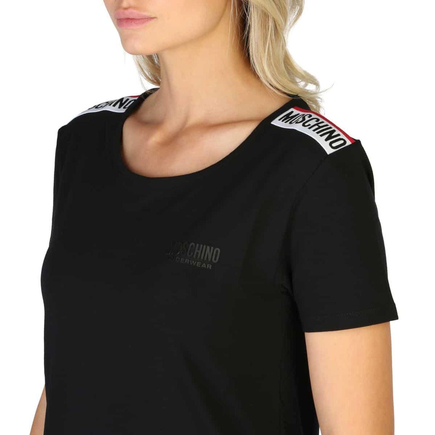 Moschino Women T-Shirts - Black Brand T-shirts - T-Shirt - Guocali