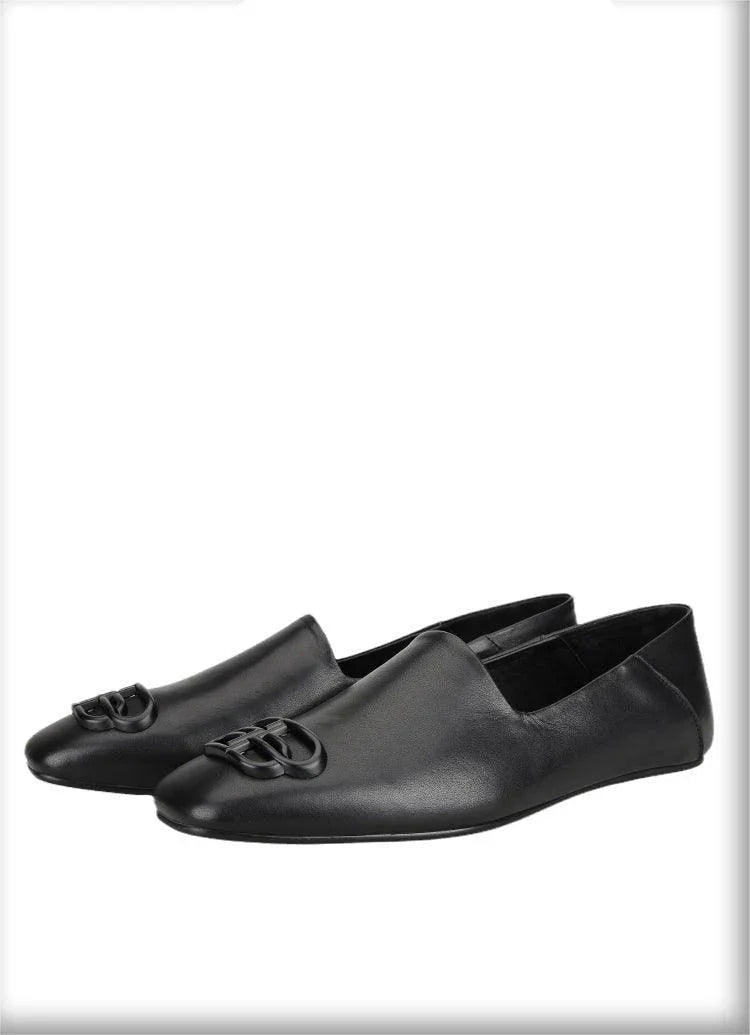 Mules Leather Men Loafers - Men Shoes -Guocali