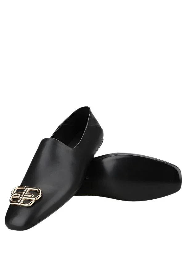 Mules Leather Men Loafers - Men Shoes -Guocali