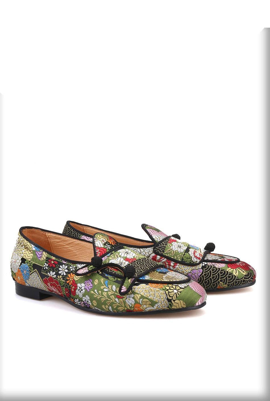Multi Color Monk Strap Loafers - Men Shoes - Loafer Shoes - Guocali