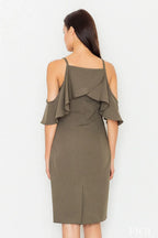 Off Shoulder Knit Dress Chic Casual Party Style-Day Dress-GUOCALI