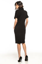 Oversized Turtleneck Day Dress Casual Style-Day Dress-GUOCALI