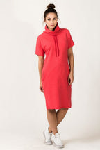 Oversized Turtleneck Day Dress Casual Style-Day Dress-GUOCALI