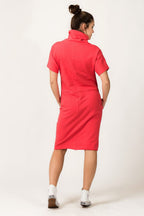 Oversized Turtleneck Day Dress Casual Style-Day Dress-GUOCALI